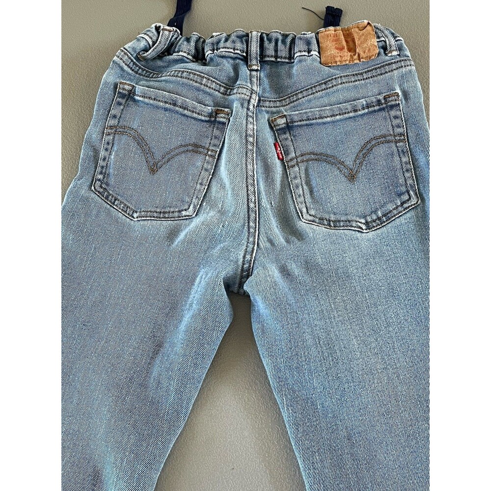 Levi’s 726 Girls High Rise Flare Jeans Light Wash Denim Kids Sz 12 Cowgirl 70’s - Picture 2 of 11